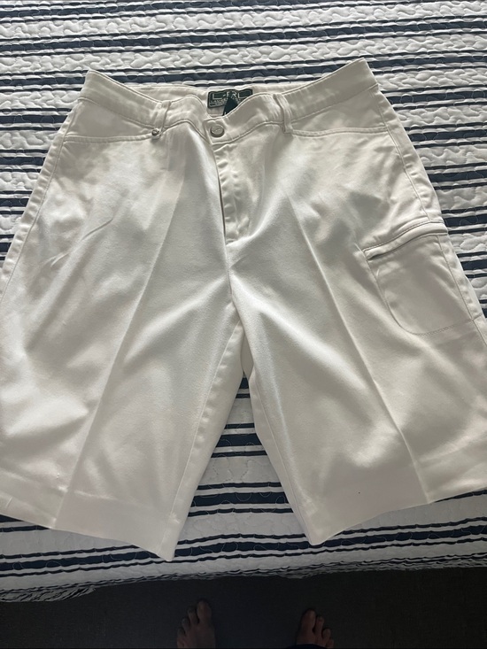 Ralph Lauren Pants - Ralph Lauren White Cargo Shorts